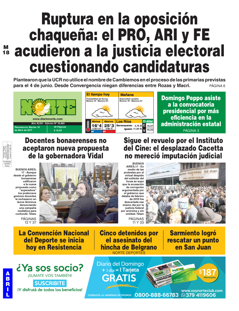 Edición del 18.04.17