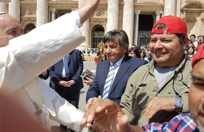 Del Blanco: “Todos quedamos conmovidos por la oportunidad del contacto con Francisco”
