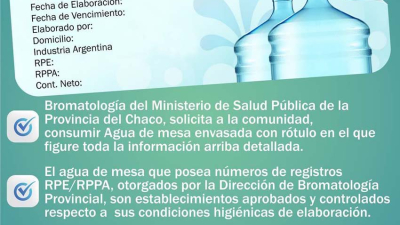 Brindan recomendaciones sobre el consumo de aguas envasadas