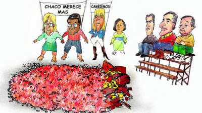El cierre del oficialismo fue el paso de las brasas