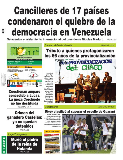 Edición del 09.08.17