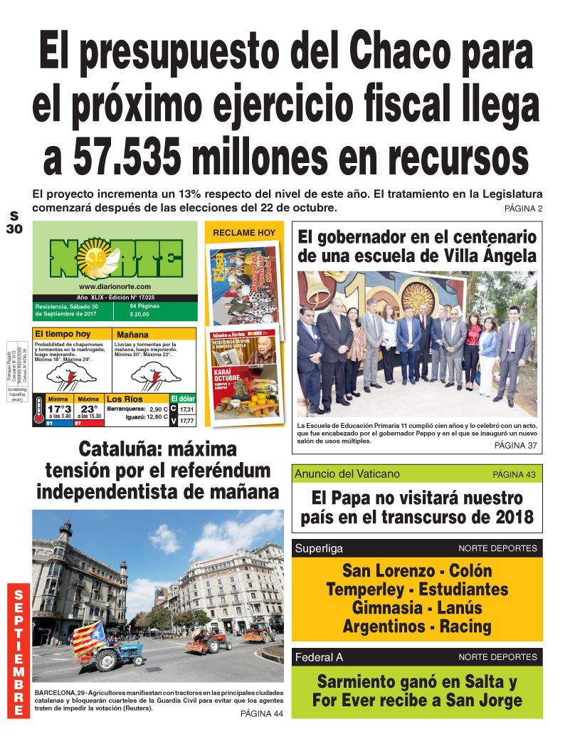 Edición del 30.09.17