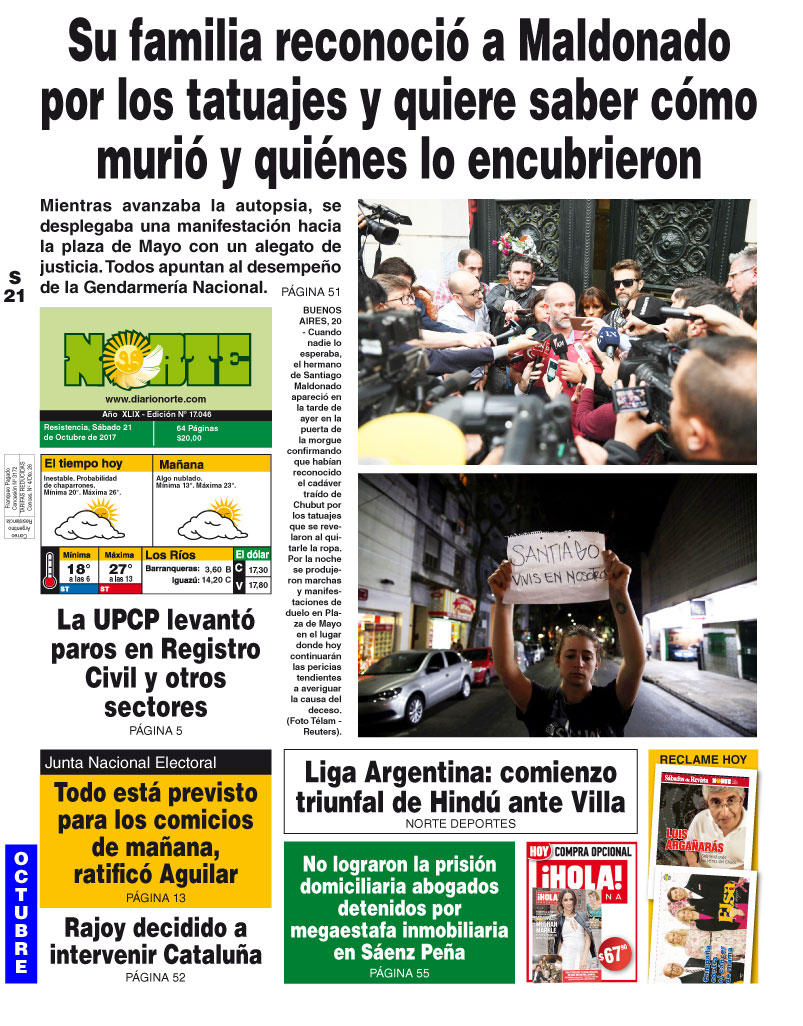 Edición del 21.10.17
