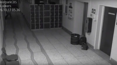 El inquietante video de los hechos paranormales en un colegio durante la noche