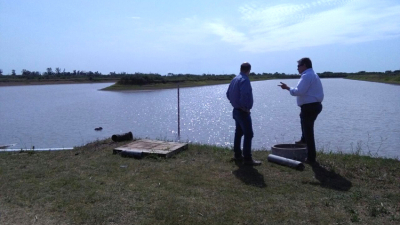 SAMEEP visitó el reservorio de Villa Angela y evaluó alternativas para la provisión de agua de cara al verano