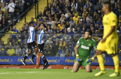 Racing le cortó la racha a Boca en La Bombonera 