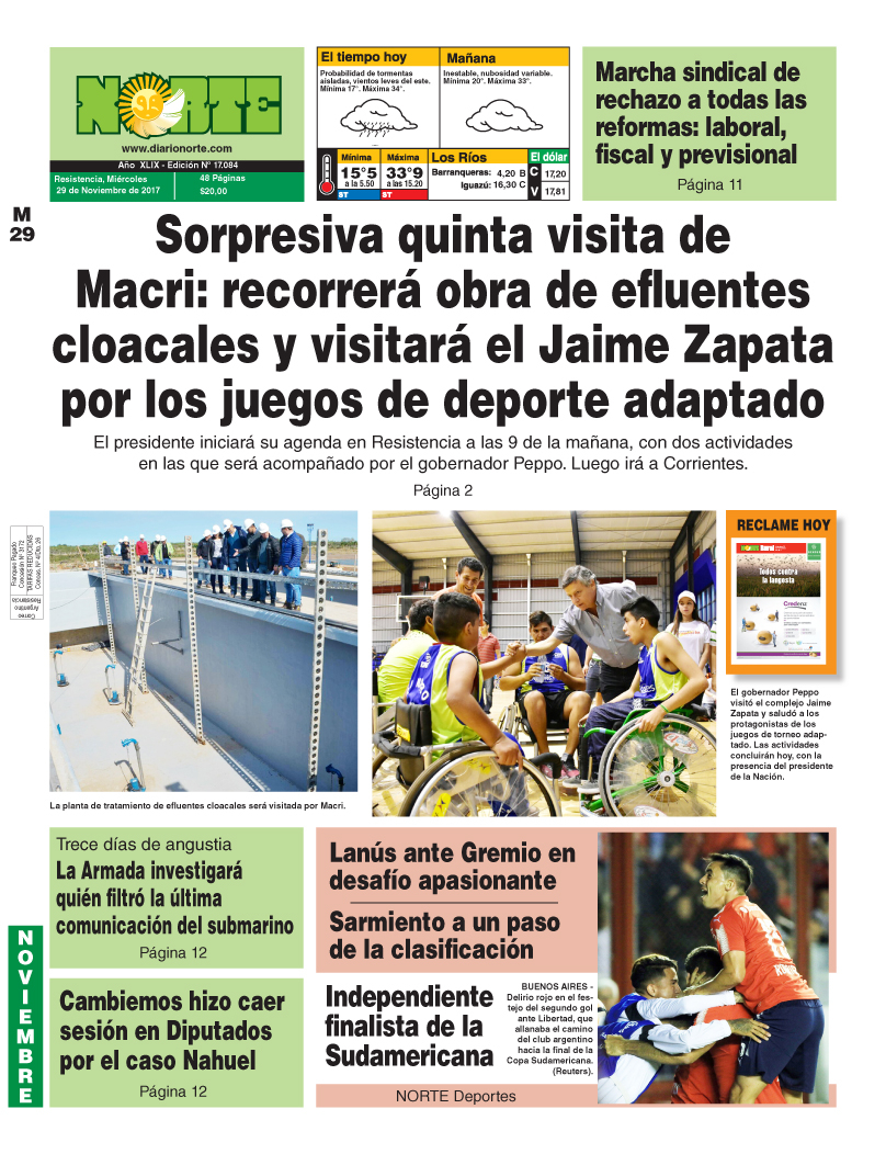 Edición del 29.11.17