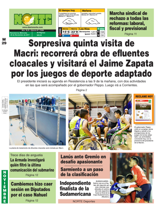 Edición del 29.11.17