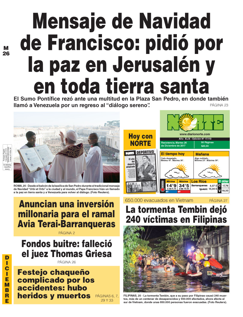 Edición del 26.12.17