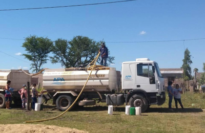 Más de un millón de litros de agua son trasladados por día para consumo