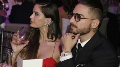 Maluma confirmó su relación con Natalia Barulích