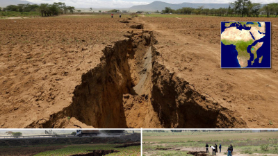 Kenia: se abre una grieta que parte a África en dos