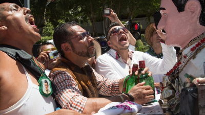 Fiesta de Malverde, el santo de los narcotraficantes en México