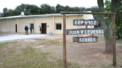 La renovada escuela de Pampa Sommer ya está en funcionamiento