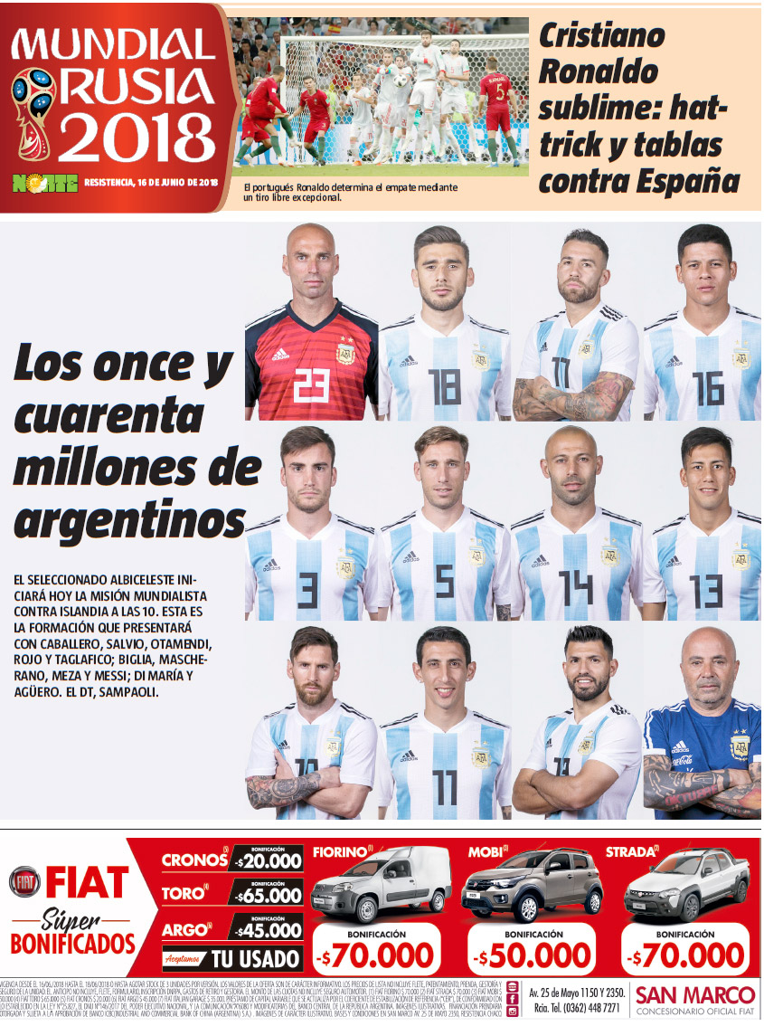 Los once y cuarenta millones de argentinos