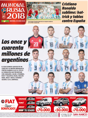 Los once y cuarenta millones de argentinos