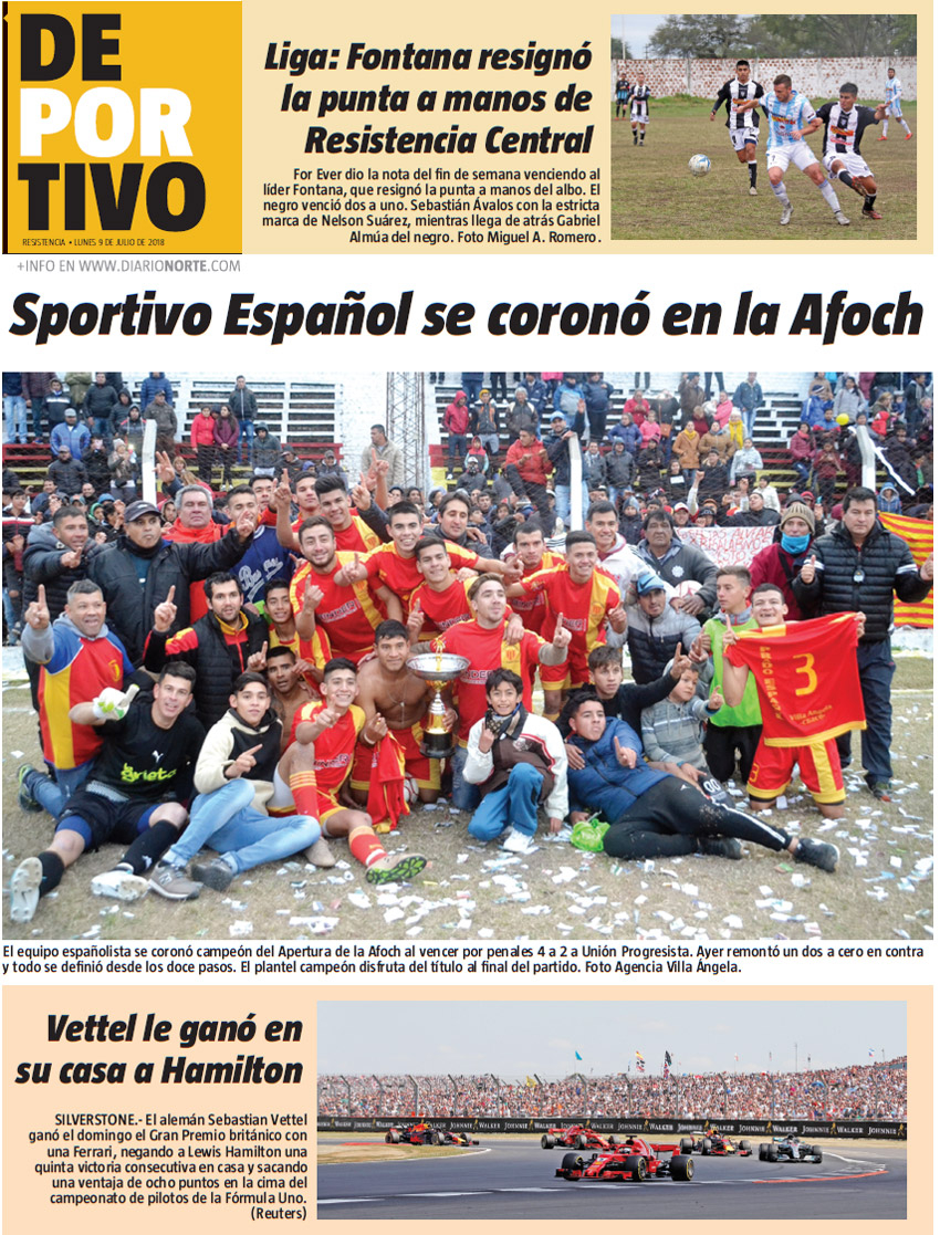 Sportivo Español se coronó en la Afoch