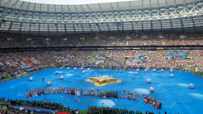 Will Smith, Nicky Jam, Era Istrefi y Ronaldinho encendieron el Luzhniki antes de la final