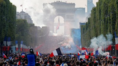Explosión de júbilo en toda Francia con la victoria de los Bleus