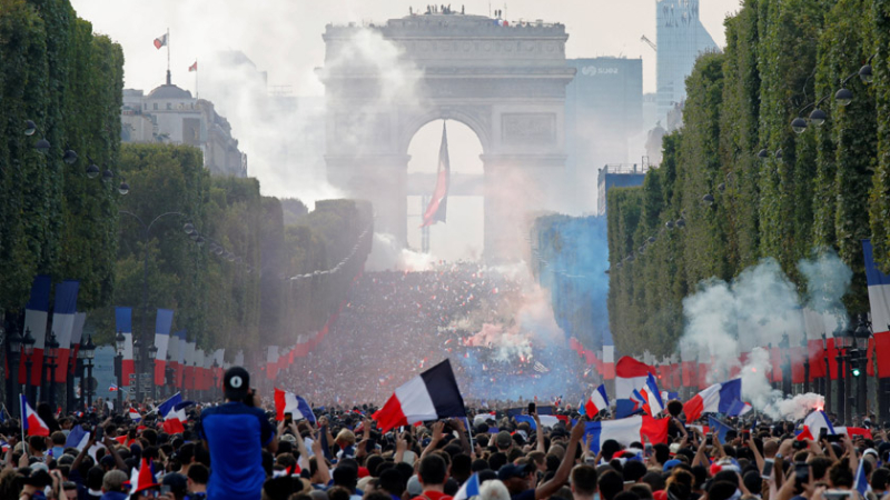 Explosión de júbilo en toda Francia con la victoria de los Bleus