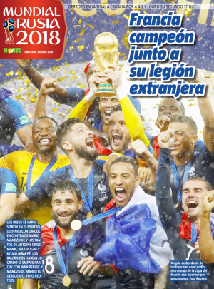 Francia campeón junto a su legión extranjera