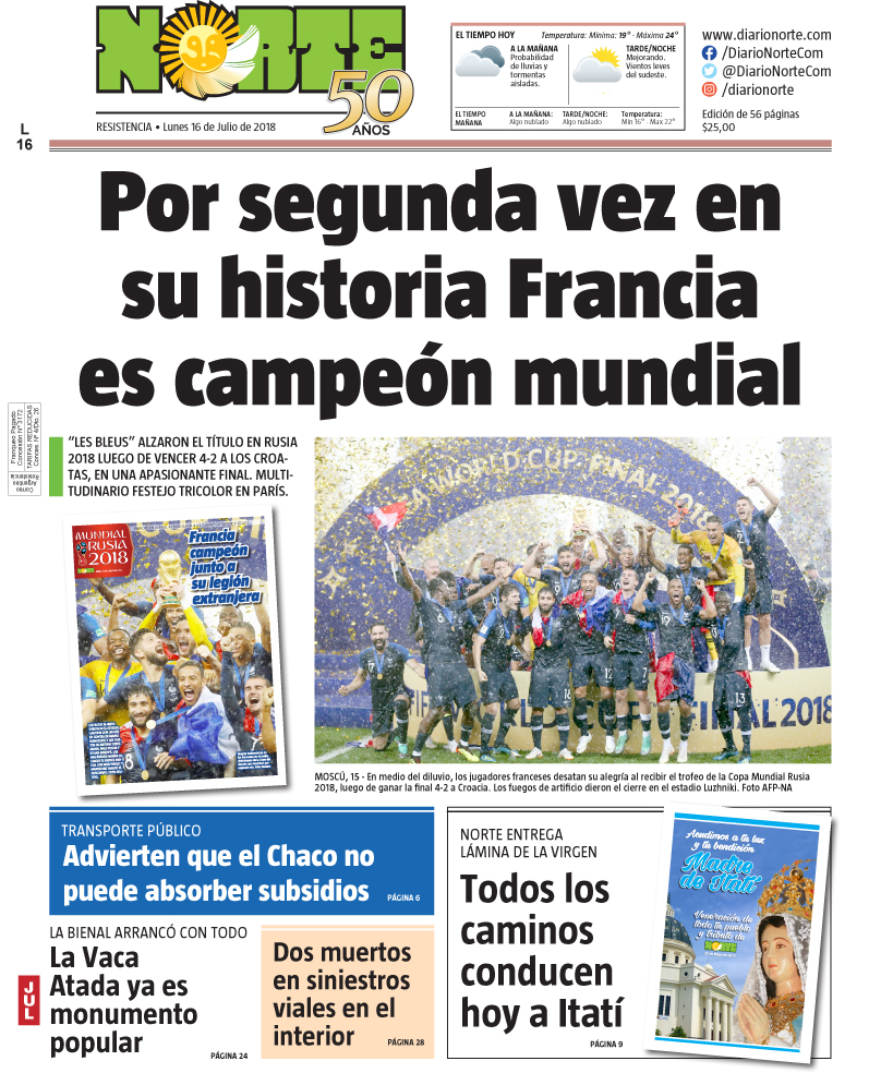 Edición del 16.07.18