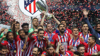 El Atlético del Cholo venció al Real Madrid y se llevó la Supercopa de Europa