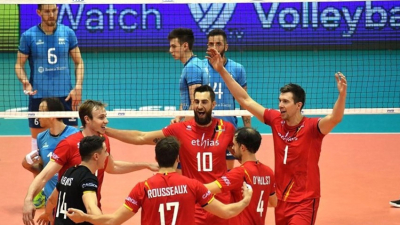 Argentina arrancó con una derrota ante Bélgica en el Mundial de voleibol