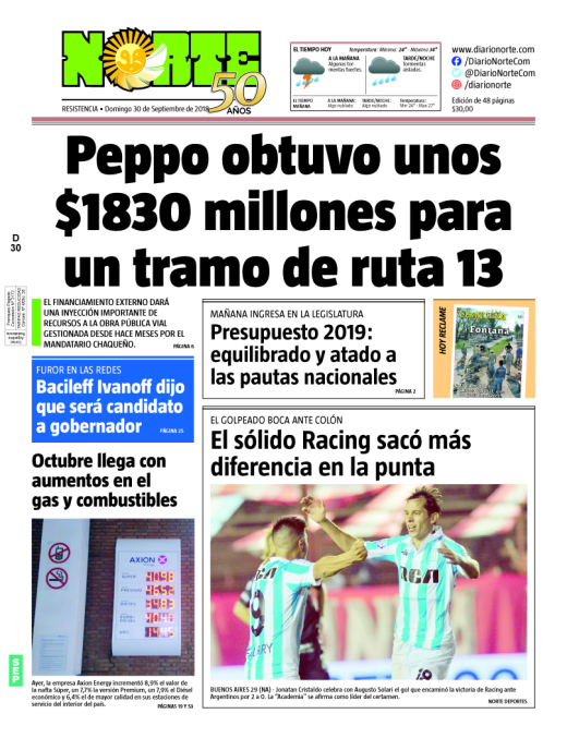 Edición del 30.09.2018