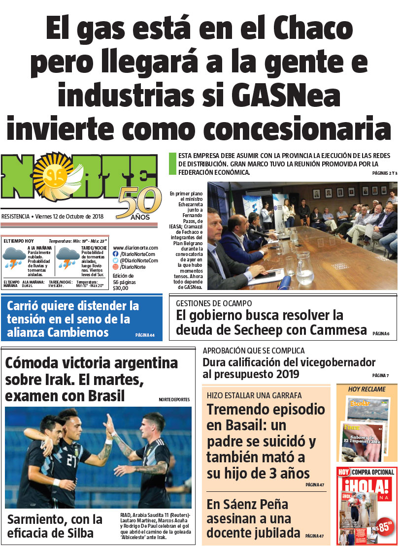 Edición del 12.10.18