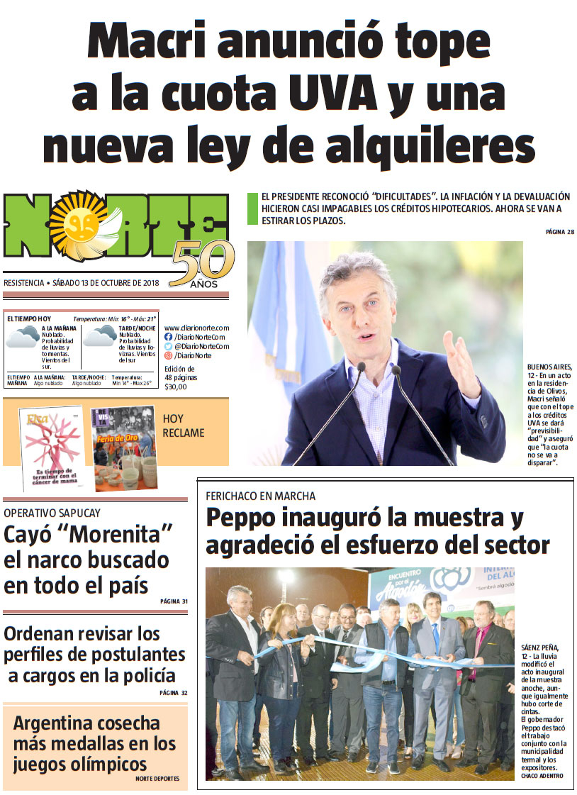 Edición del 13.10.18