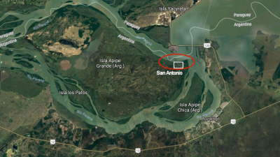 La Armada paraguaya negó que sus lanchas violen la soberanía argentina