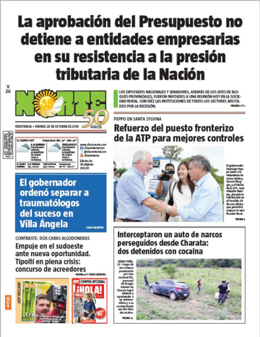 Edición del 26.10.18