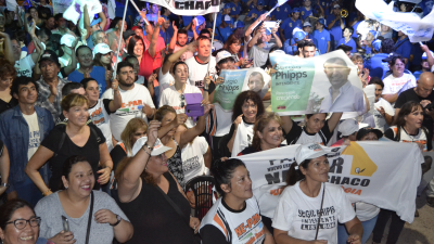 Multitudinario cierre de campaña del candidato a intendente Sergio Phipps por la lista 606 en Colonia Benítez