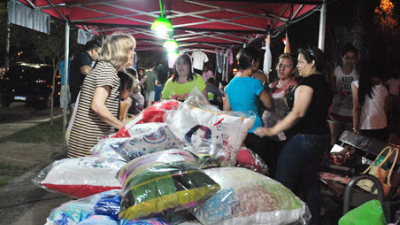Se suspendió la feria navideña en la plaza 25 de Mayo