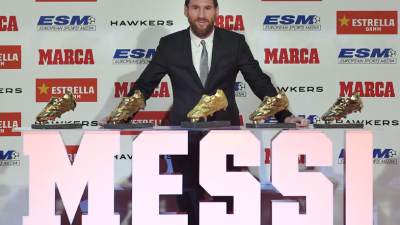 Messi se convirtió en el único jugador en recibir la quinta “Bota de Oro”