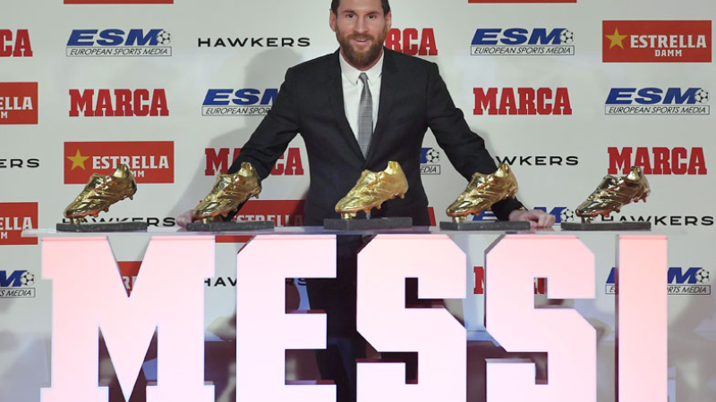 Messi se convirtió en el único jugador en recibir la quinta “Bota de Oro”