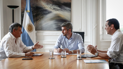 Peppo se reunió con Peña para gestionar recursos financieros para asistir a las familias afectadas por las inundaciones