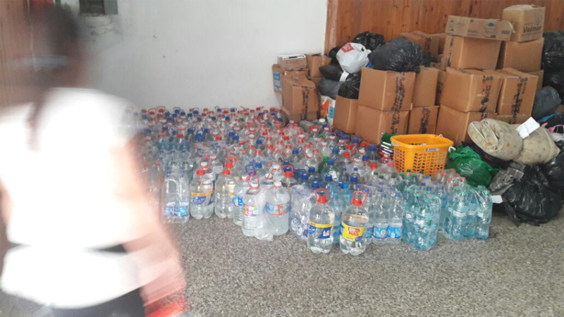 Colecta solidaria por la emergencia hídrica