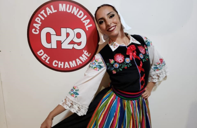 Artista chaqueña brilló en el Ballet Oficial de la Fiesta Nacional del Chamamé