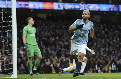 Agüero brilló en la victoria de Manchester City