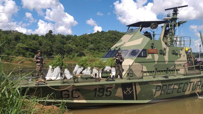 Prefectura Naval descubrió plantación de marihuana en un predio del Ejército