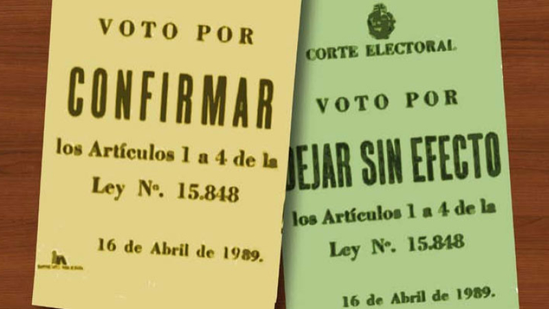La amnistía y el voto por su vigencia en Uruguay