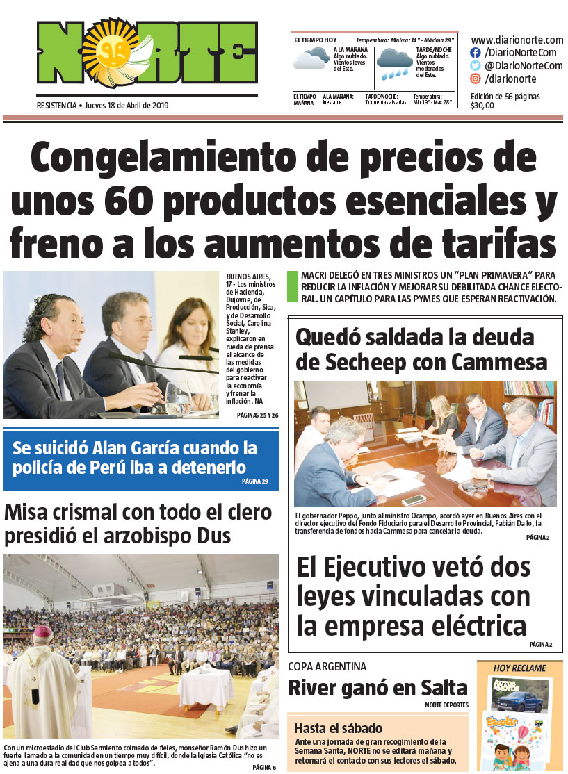 Edicion del 18-04-2019