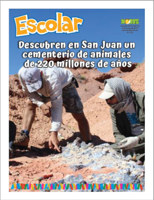 Descubren en San Juan un cementerio de animales de 220 millones de años