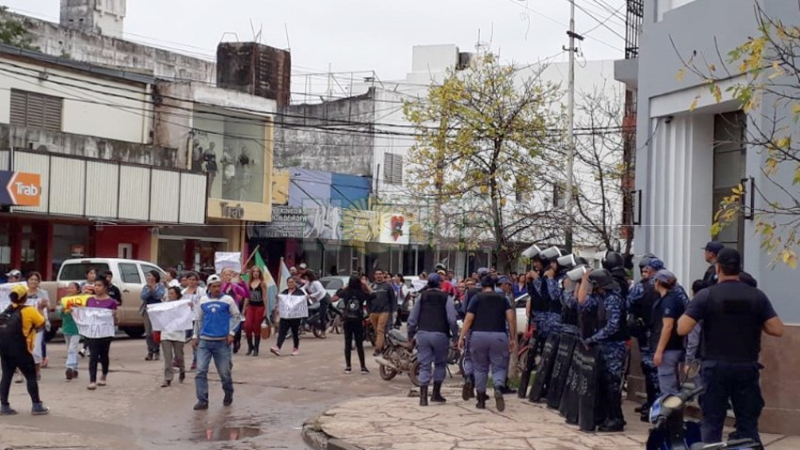 Sáenz Peña: Fuerte operativo policial ante amenaza de la toma a la empresa Secheep
