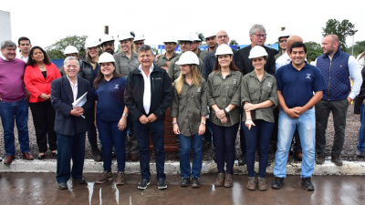 Con la presencia de Peppo, Unitan comenzó la obra de bioenergía