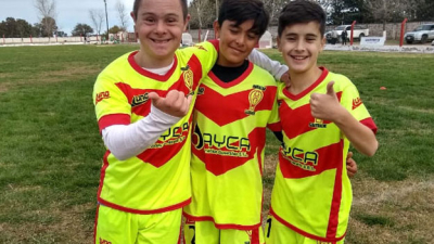 La Pampa: Gian Lucca tiene Síndrome de Down y debutó en las divisiones formativas