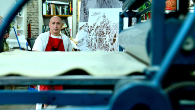 El artista chaqueño Leonardo Gotleyb expone en Bulgaria