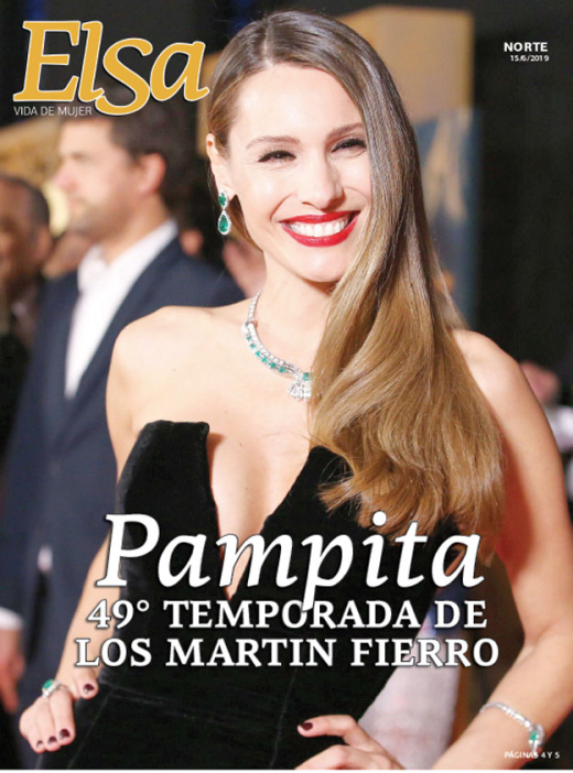 Pampita 49° temporada de los Martín Fierro